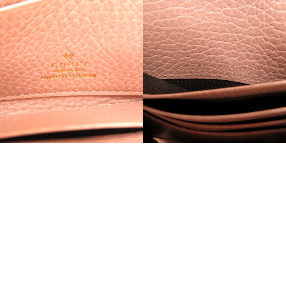 GUCCI Bifold Wallet 598587 GG Supreme, Leather beige GG Marmont Compact wallet