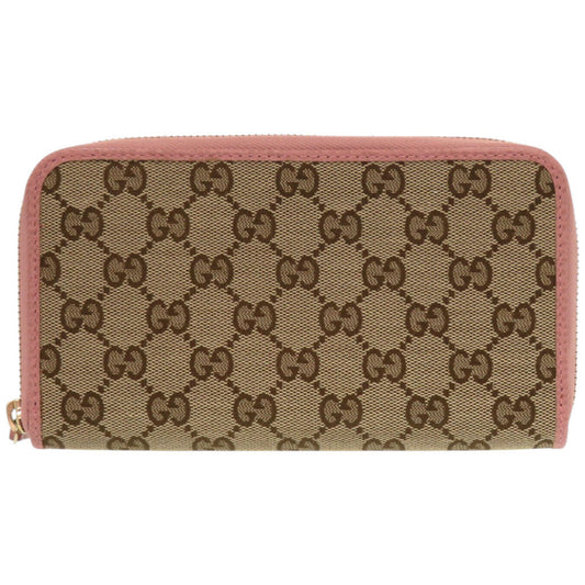 GUCCI Long Wallet Purse 363423 GG Supreme Canvas beige