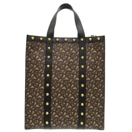 BURBERRY Tote Bag 8025068 PVC coated canvas Brown TB Small