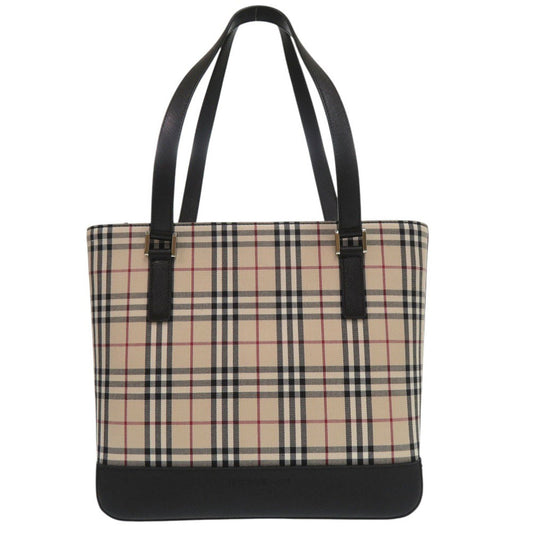 BURBERRY Tote Bag Nylon canvas beige
