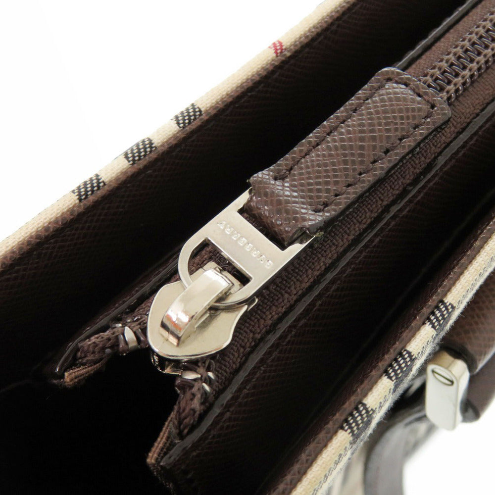 BURBERRY Handbag canvas beige