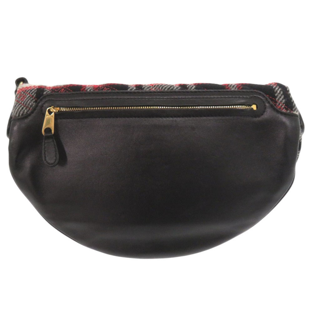 BALENCIAGA Sling bag 518163 Wool, Leather Red Souvenir Charm