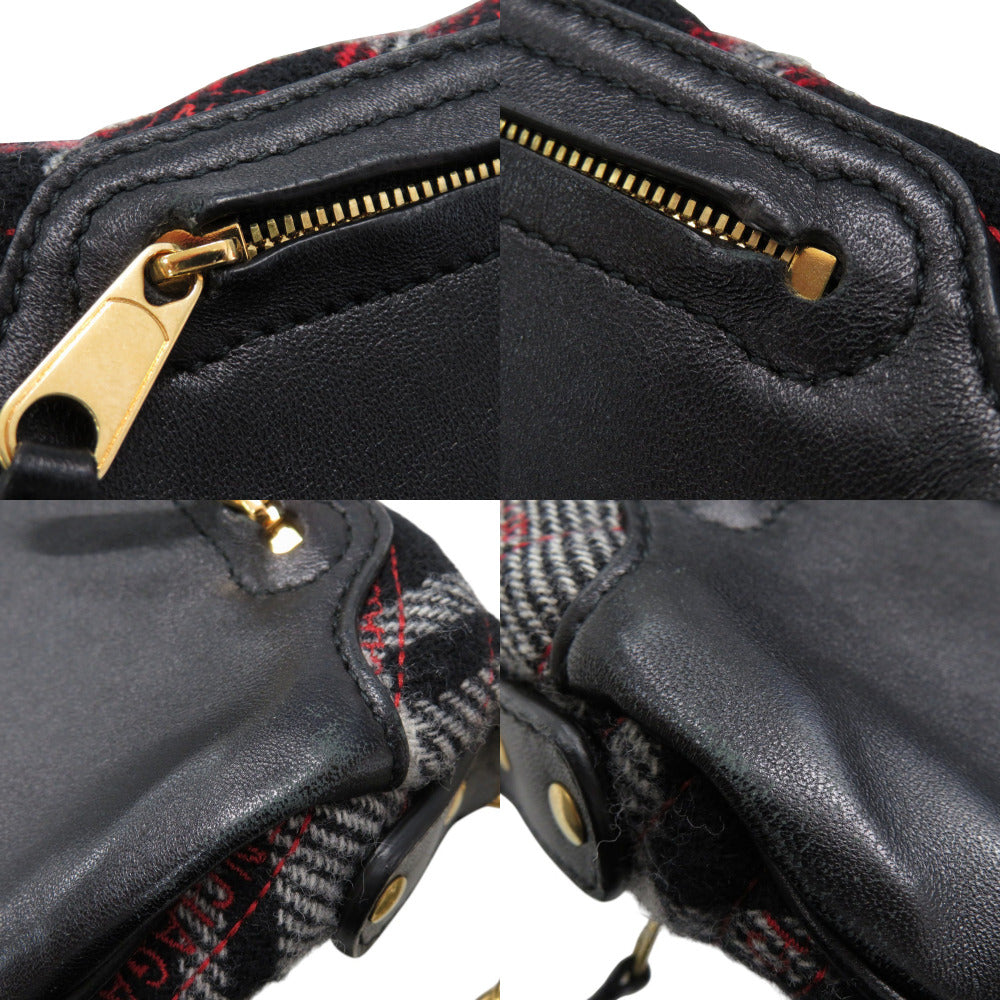 BALENCIAGA Sling bag 518163 Wool, Leather Red Souvenir Charm