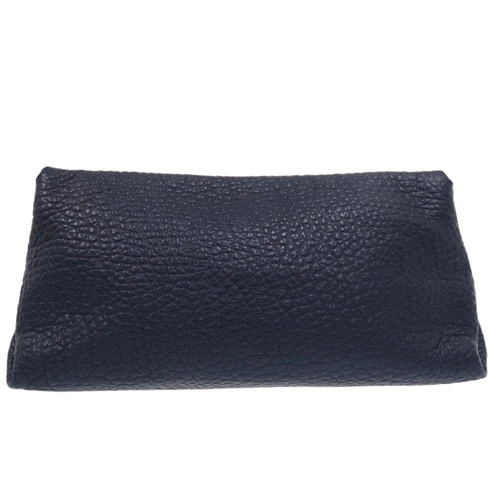 BURBERRY Shoulder Bag Calfskin Navy blue