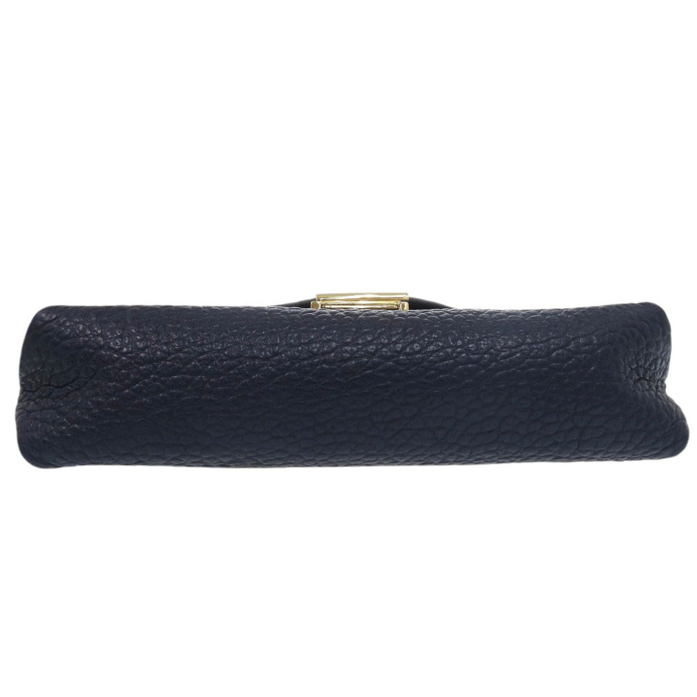 BURBERRY Shoulder Bag Calfskin Navy blue