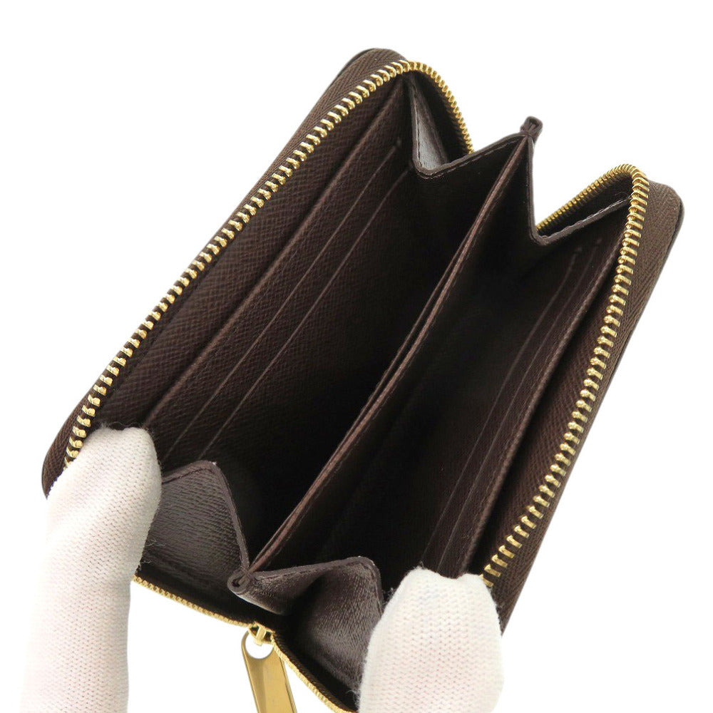 LOUIS VUITTON Coin case N63070 Damier canvas Brown Damier Zippy coin purse