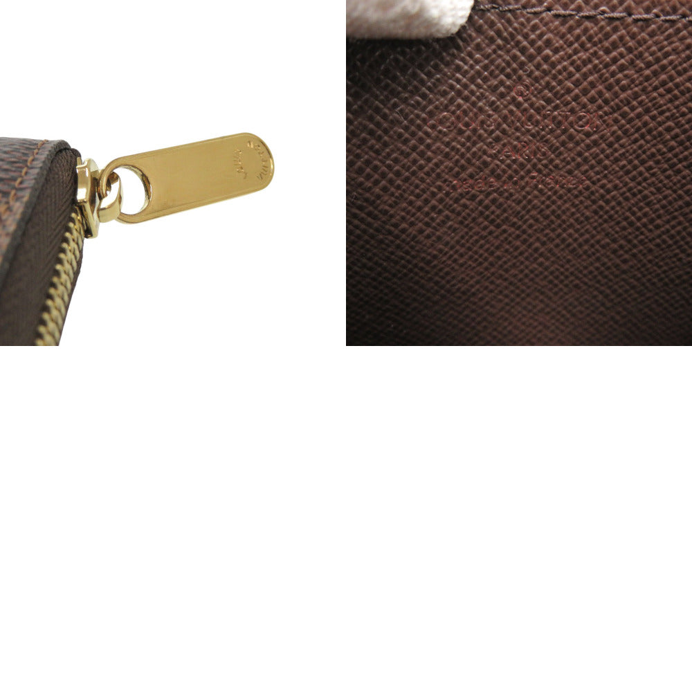 LOUIS VUITTON Coin case N63070 Damier canvas Brown Damier Zippy coin purse