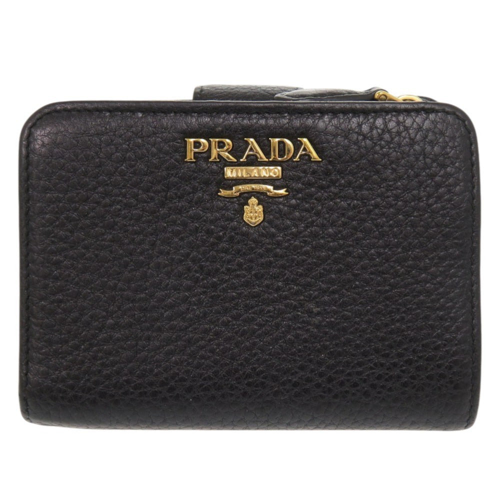 PRADA Bifold Wallet leather black