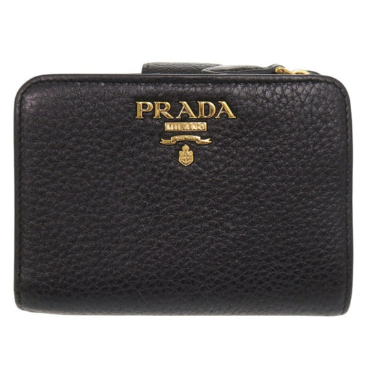 PRADA Bifold Wallet leather black