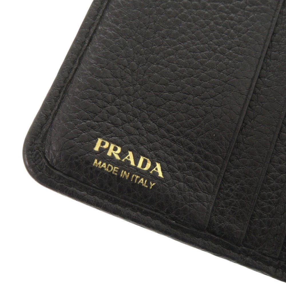 PRADA Bifold Wallet leather black