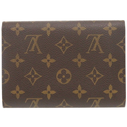 LOUIS VUITTON Tri-fold wallet M61202 Monogram canvas Brown Monogram Porte Tresor Etui Papier