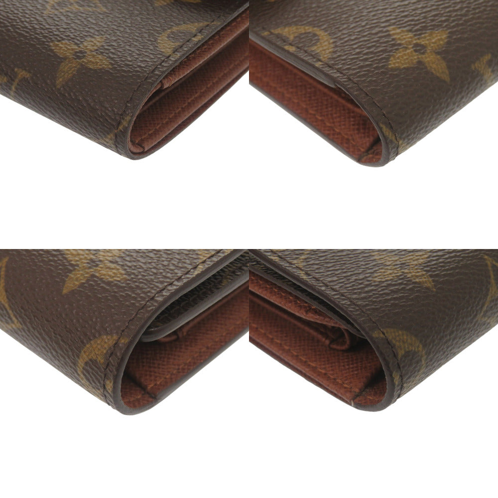 LOUIS VUITTON Tri-fold wallet M61202 Monogram canvas Brown Monogram Porte Tresor Etui Papier