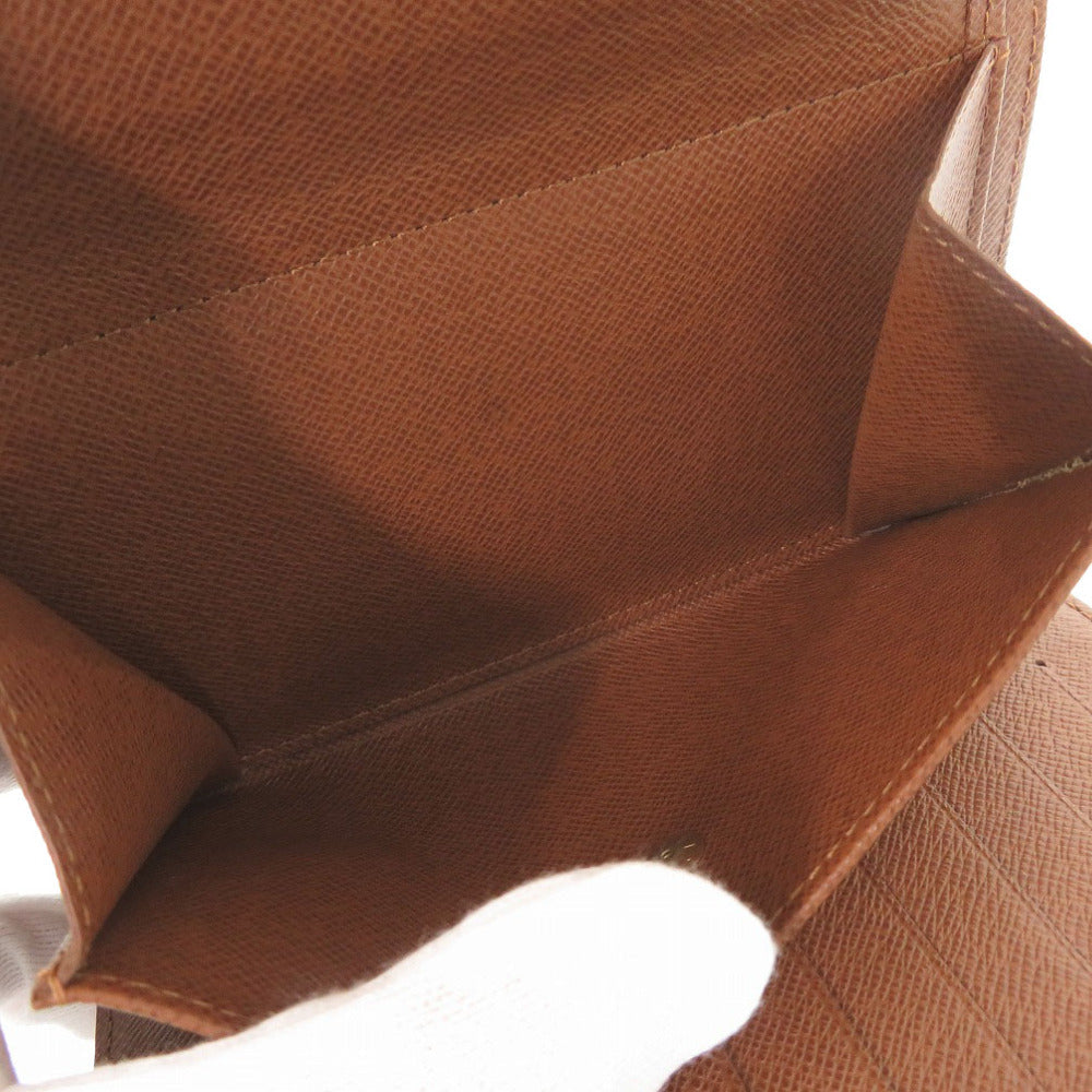 LOUIS VUITTON Tri-fold wallet M61202 Monogram canvas Brown Monogram Porte Tresor Etui Papier