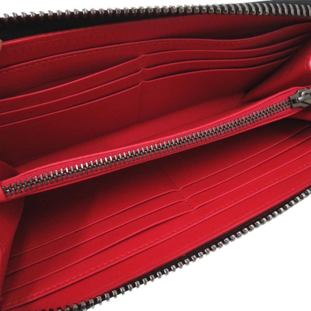 Christian Louboutin Long Wallet Purse 1235147 leather black Panettone Wallet