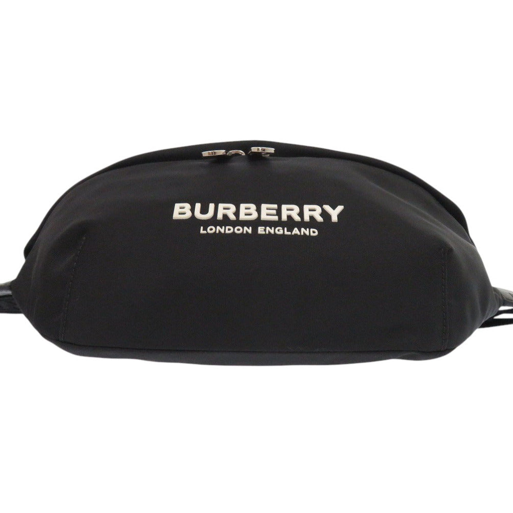 BURBERRY Waist bag Nylon black Women Used Authentic