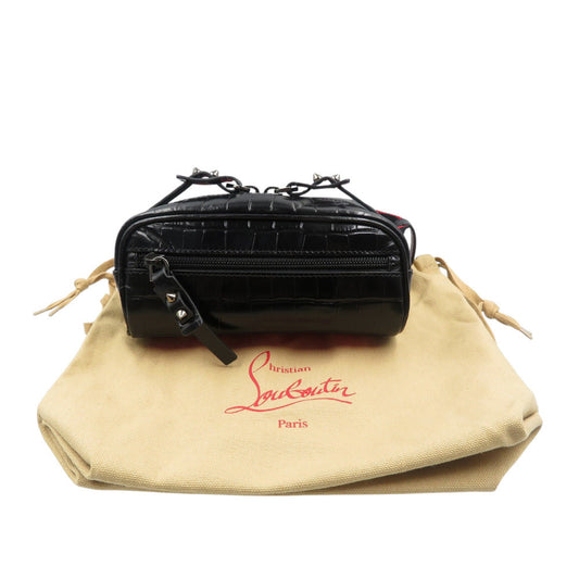 Christian Louboutin Sling bag 1215059 Embossed leather black