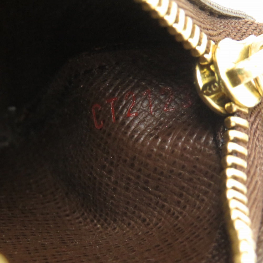 LOUIS VUITTON Coin case N62658 Damier canvas Brown Damier Pochette Cre