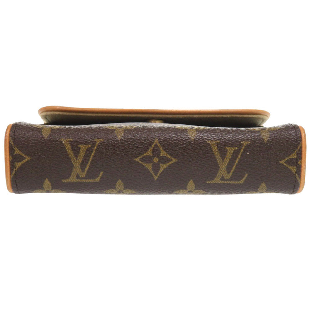 LOUIS VUITTON Waist bag M51855 Monogram canvas Brown Monogram Pochette Florentine