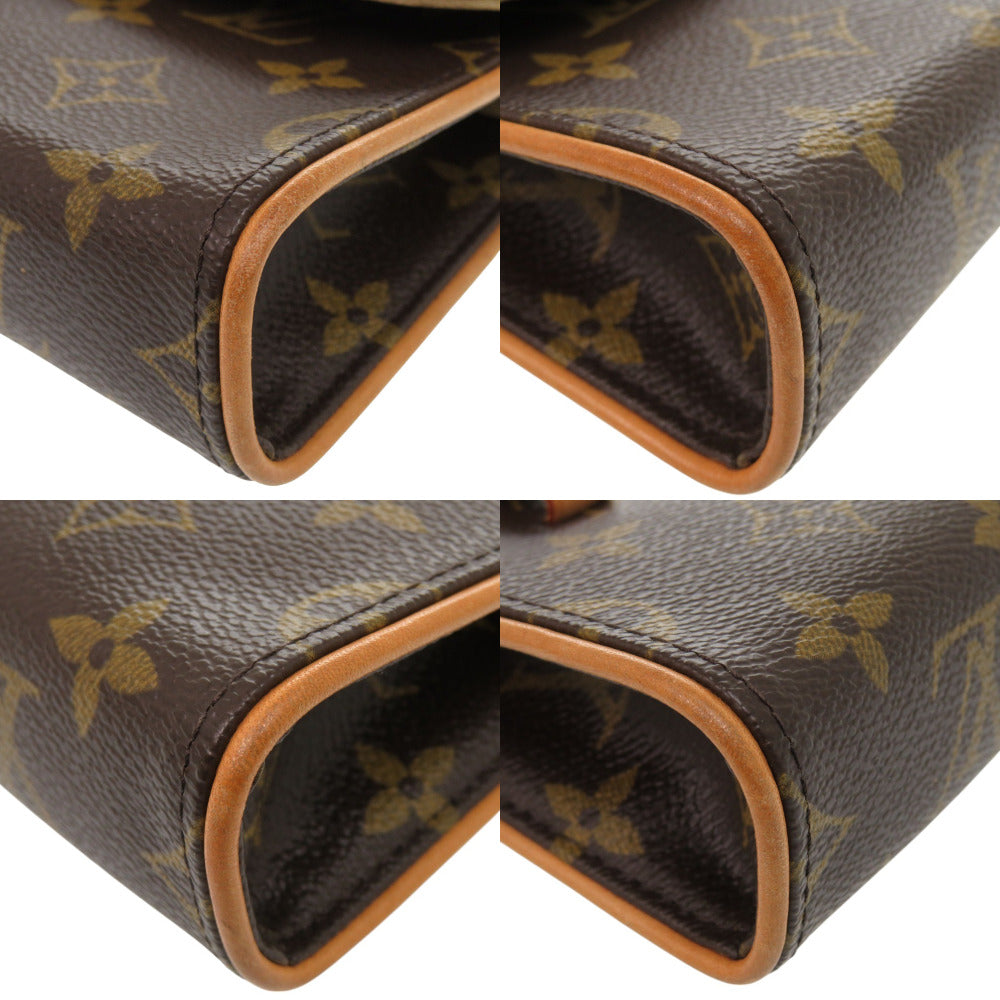 LOUIS VUITTON Waist bag M51855 Monogram canvas Brown Monogram Pochette Florentine
