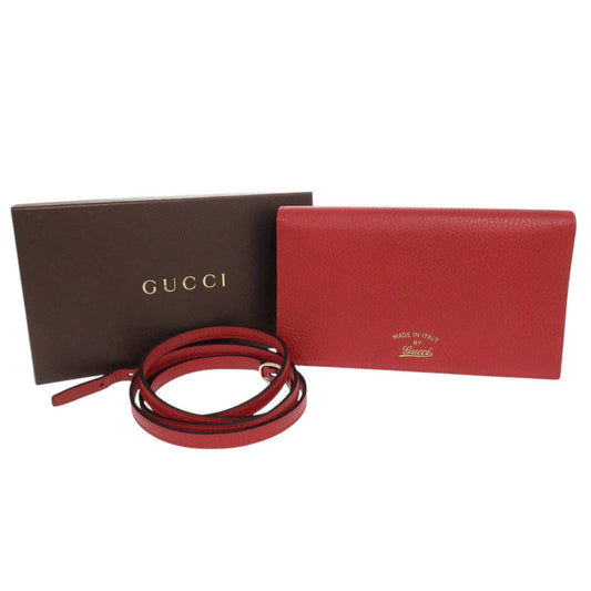 GUCCI Shoulder Bag 368231 leather Red
