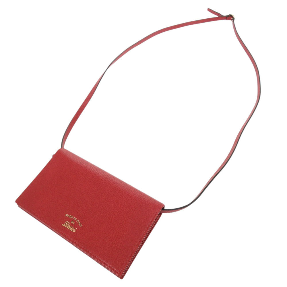 GUCCI Shoulder Bag 368231 leather Red