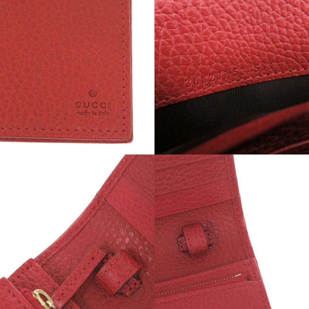 GUCCI Shoulder Bag 368231 leather Red