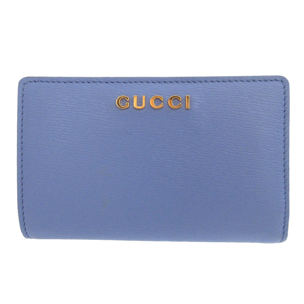 GUCCI Bifold Wallet 772640 leather purple