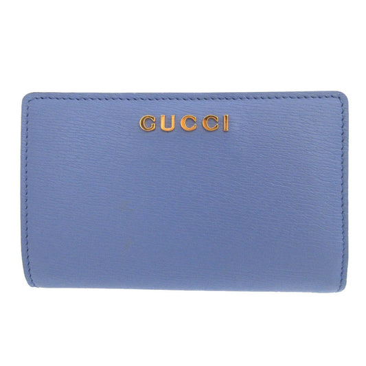 GUCCI Bifold Wallet 772640 leather purple