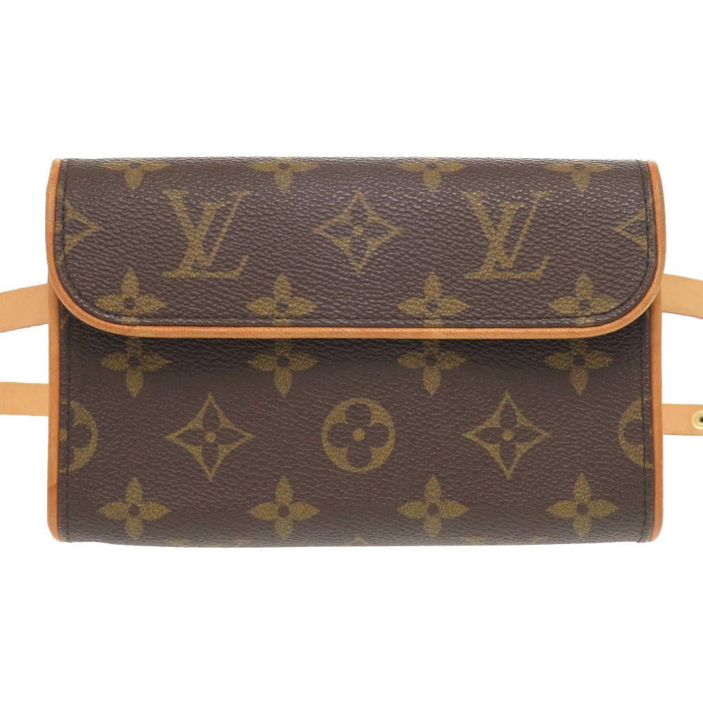LOUIS VUITTON Waist bag M51855 Monogram canvas Brown Monogram Pochette Florentine Women Used Authentic