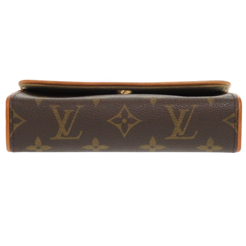 LOUIS VUITTON Waist bag M51855 Monogram canvas Brown Monogram Pochette Florentine Women Used Authentic
