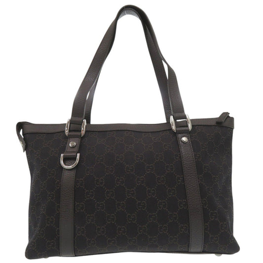 GUCCI Tote Bag 268640 canvas Dark brown GG ABBEY