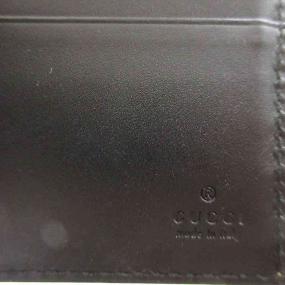 GUCCI Bifold Wallet 451268 GG Supreme, Leather beige Snake Wallet Women Used Authentic