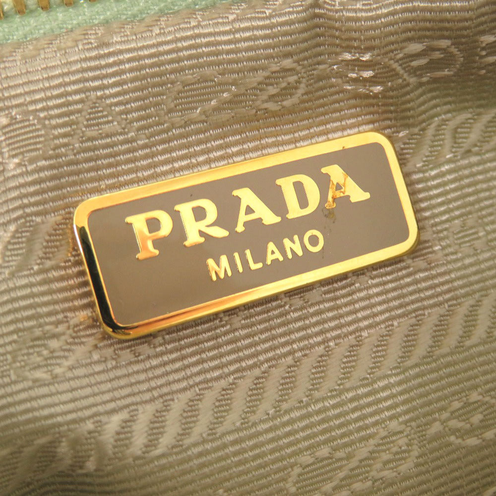PRADA Pouch Satin green