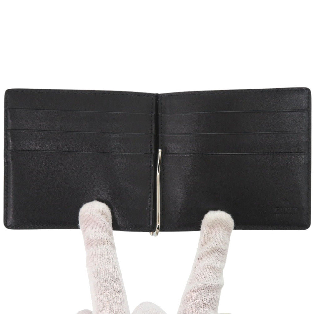 GUCCI Bifold Wallet 676656 leather black