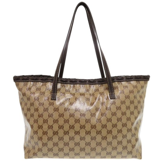 GUCCI Tote Bag 354665 Crystal GG, Leather beige GG crystal bamboo tassel charm