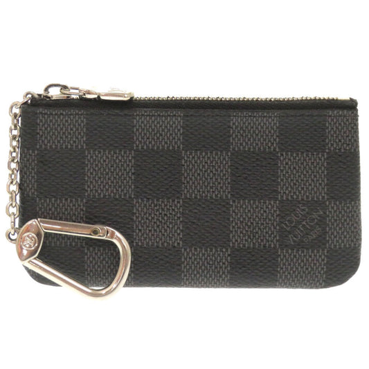 LOUIS VUITTON Coin case N60155 Damier Grafitto Canvas black Damier Graphite Pochette Cre