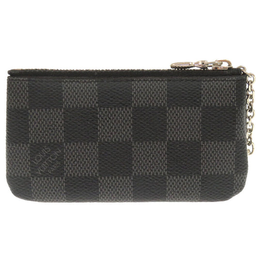 LOUIS VUITTON Coin case N60155 Damier Grafitto Canvas black Damier Graphite Pochette Cre