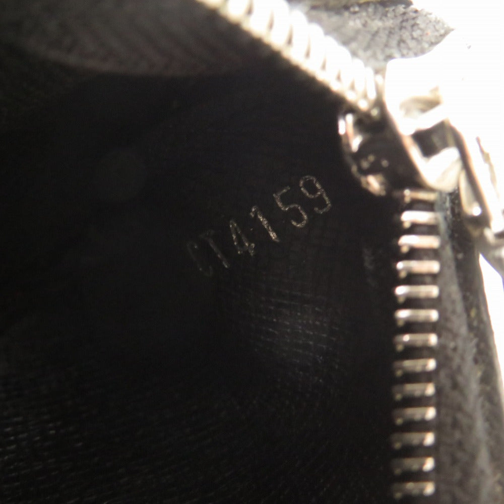 LOUIS VUITTON Coin case N60155 Damier Grafitto Canvas black Damier Graphite Pochette Cre