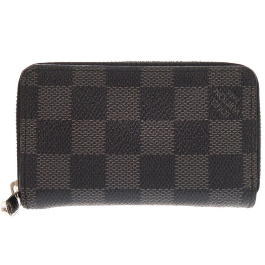 LOUIS VUITTON Coin case N630 Damier Grafitto Canvas gray Damier Graphite Zip around purse