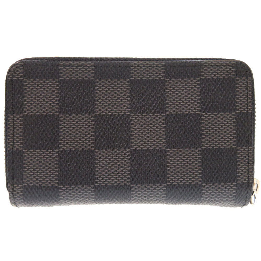 LOUIS VUITTON Coin case N630 Damier Grafitto Canvas gray Damier Graphite Zip around purse