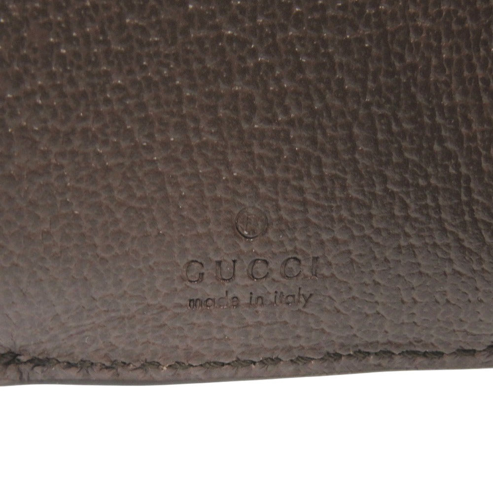 GUCCI Tri-fold wallet 644334 GG Supreme canvas, leather beige Ofidia