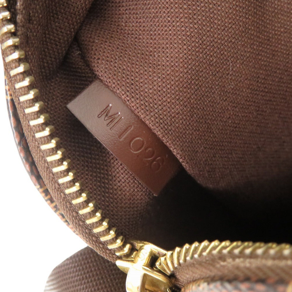 LOUIS VUITTON Shoulder Bag N41442 Damier canvas Brown Damier Olaf PM Women Used Authentic