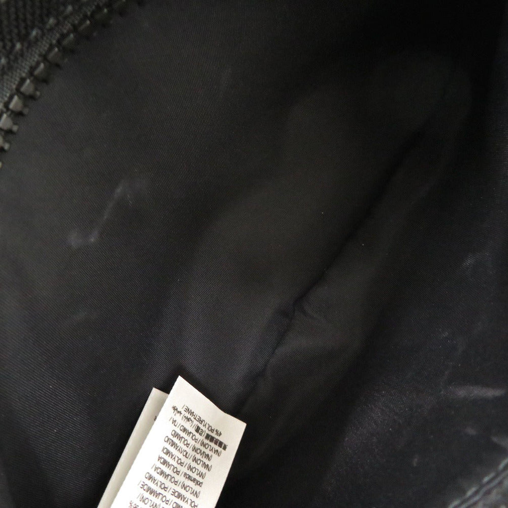 BURBERRY Waist bag canvas black Women Used Authentic
