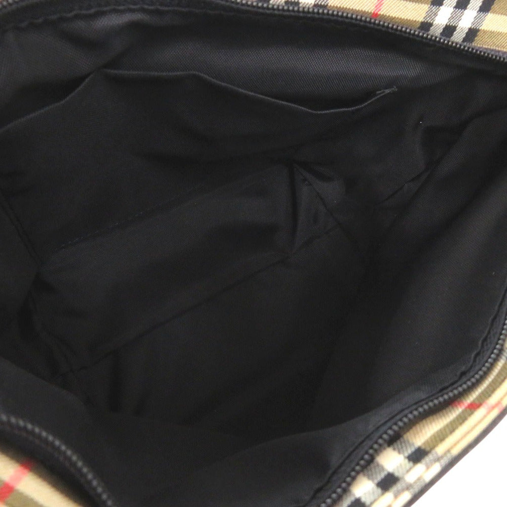 BURBERRY Tote Bag canvas multicolor Mini Handbag Mini Tote Shadow Horse Shadow Nova Check Women Used Authentic