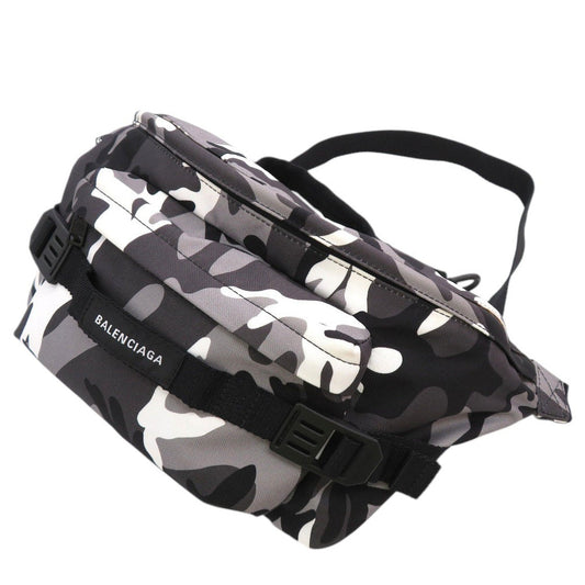 BALENCIAGA Waist bag 644035 Nylon Multi mens Used Authentic