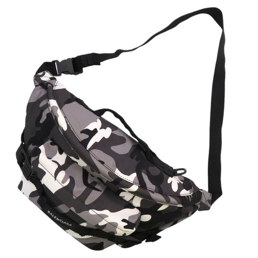 BALENCIAGA Waist bag 644035 Nylon Multi mens Used Authentic