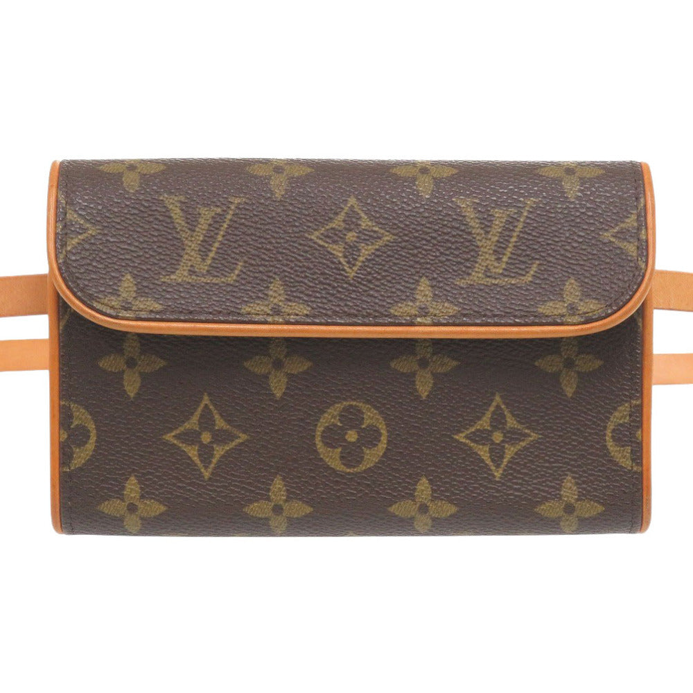 LOUIS VUITTON Waist bag M51855 Monogram canvas Brown Monogram Pochette Florentine Women Used Authentic