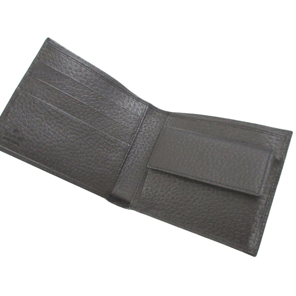 GUCCI Bifold Wallet 04862 GG canvas, leather black