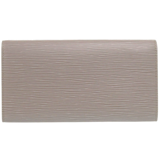 LOUIS VUITTON Long Wallet Purse M63592 Epi Leather Gray type Epi Pochette Porto Monnet Credit unisex(Unisex) Used Authentic