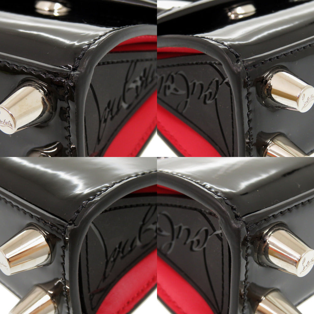Christian Louboutin Shoulder Bag 1215050 Patent leather black Paloma Nano